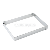 Cadre à Pâtisserie en Inox 27 x 37.5 x h 4 cm